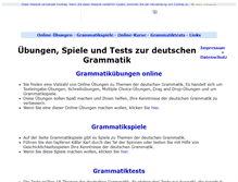 Tablet Screenshot of grammatiktraining.de